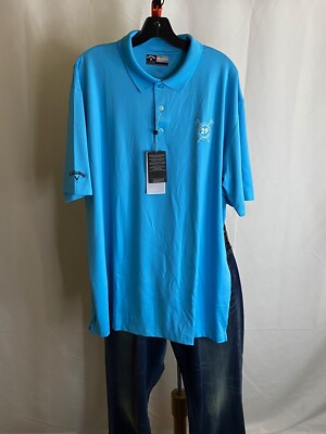 NWT Callaway Golf Sycuan's Charity Golf POLO SHIRT XL Extra Large 