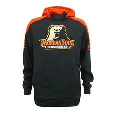 Morgan State Bears NCAA Adidas Men's Black Game Built Sideline Player Hoodie