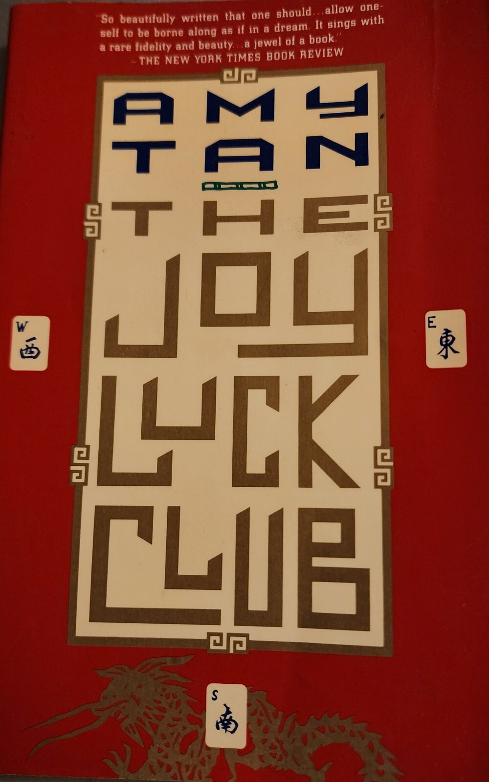 Joy Luck Club : A Novel by Amy Tan (1989, Trade Paperback)