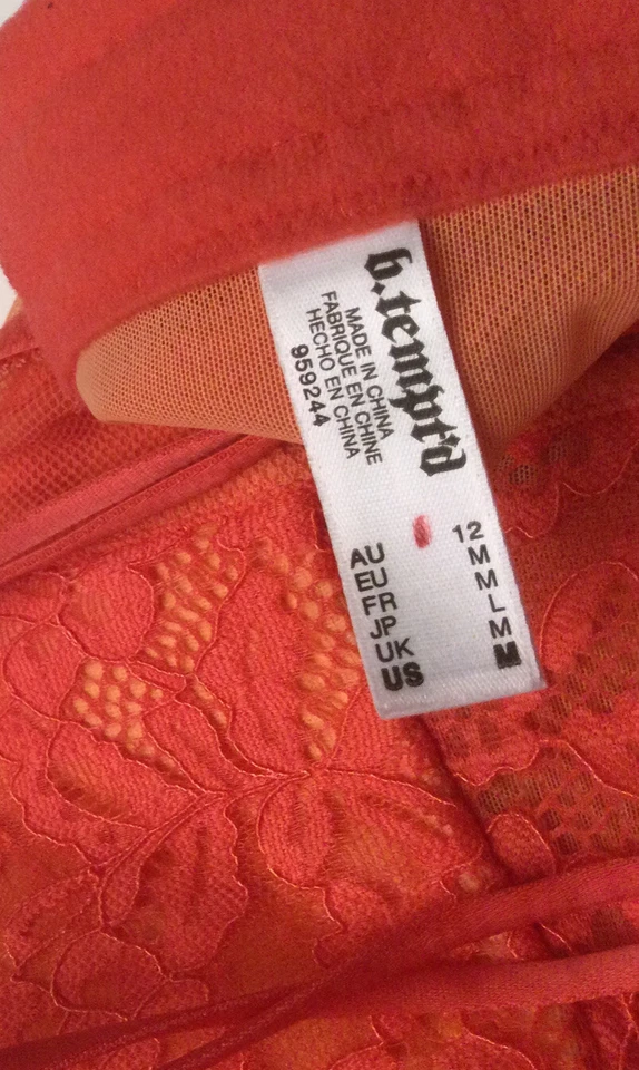 b.tempt'd by Wacoal Women's Coral Long Line Ciao Bella Bra Size Medium - Image 2 of 4