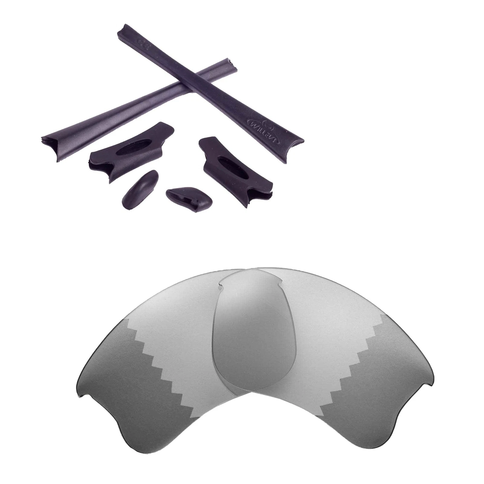 Walleva Transition Polarized Lenses Black Rubber Kit For Oakley Flak Jacket XLJ
Opens in a new windo
