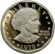 1979-S Type 2 Proof Susan B. Anthony Dollar SBA $1