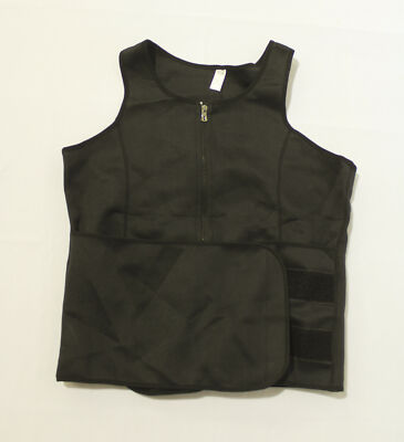 Blitz Modal Men's Body Training Slimming Shapewear Vest KH4 Black Size 5XL