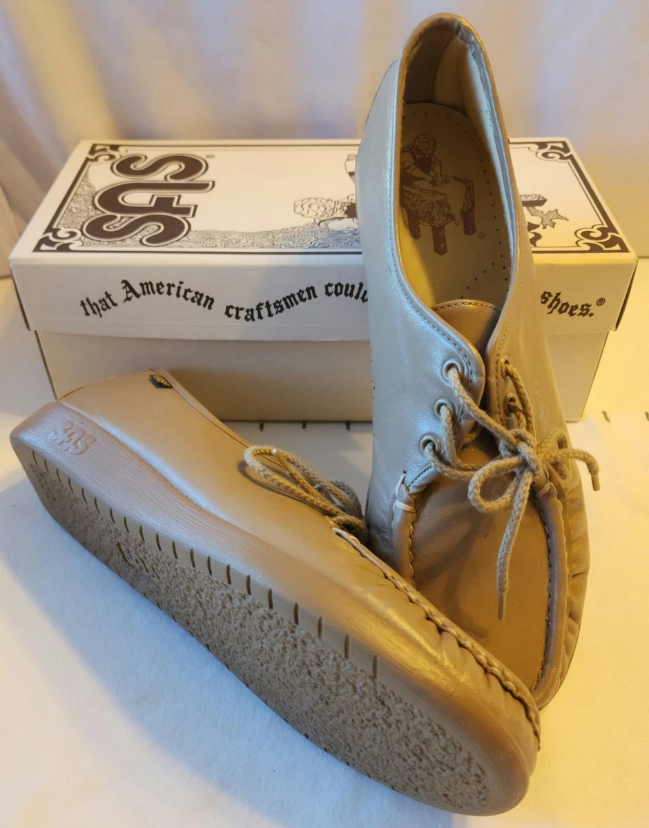 SAS Siesta Mocha Lace Up Leather Shoes USA Made Women s Size 11 N NIB New
