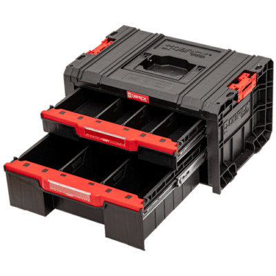 Neu Werkzeugkasten QBRICK 7479 Transportkiste Profi Werkzeugbox Box 2 Schubladen