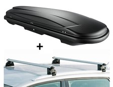 Dachbox JUXT600L+Dachtr�ger CRV107A f�r Bmw X1 E84 5T�rer 09-15