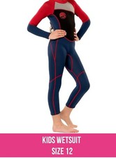 Kids Wetsuit for Girls  Toddlers--2.5mm Neoprene UPF 50 by Scubadonkey -Size 12