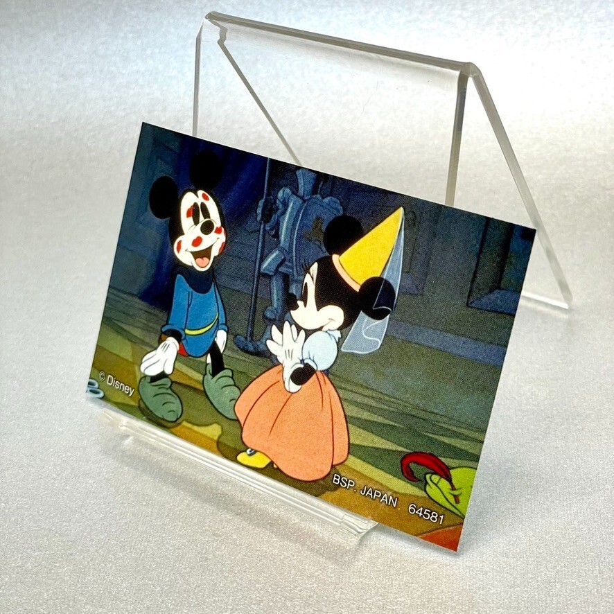 Mickey Mouse Minnie Mouse Seal Sticker Walt Disney Limited Anime