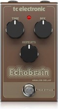 Pédale de retard TC Electronic ECHOBRAIN ANALOG DELAY DE STYLE VINTAGE NEUVE
