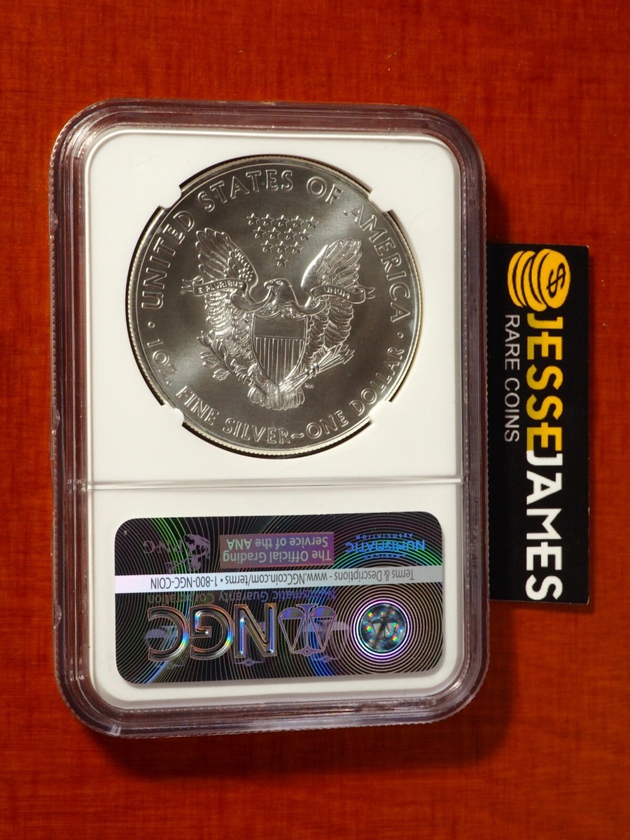 2016 $1 AMERICAN SILVER EAGLE NGC MS70 FIRST DAY OF ISSUE MERCANTI