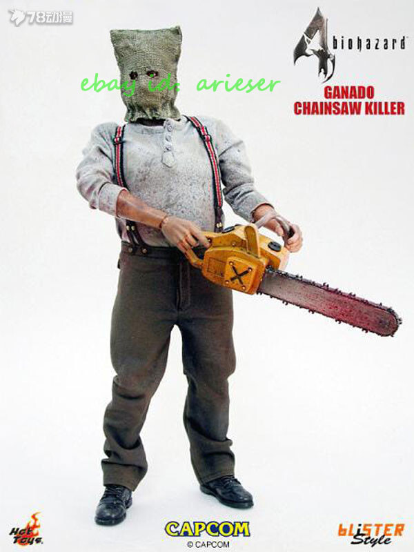 Hot HT 1/6 Vgm05 Ganado Chainsaw Killer Biohazard4 Action Figure