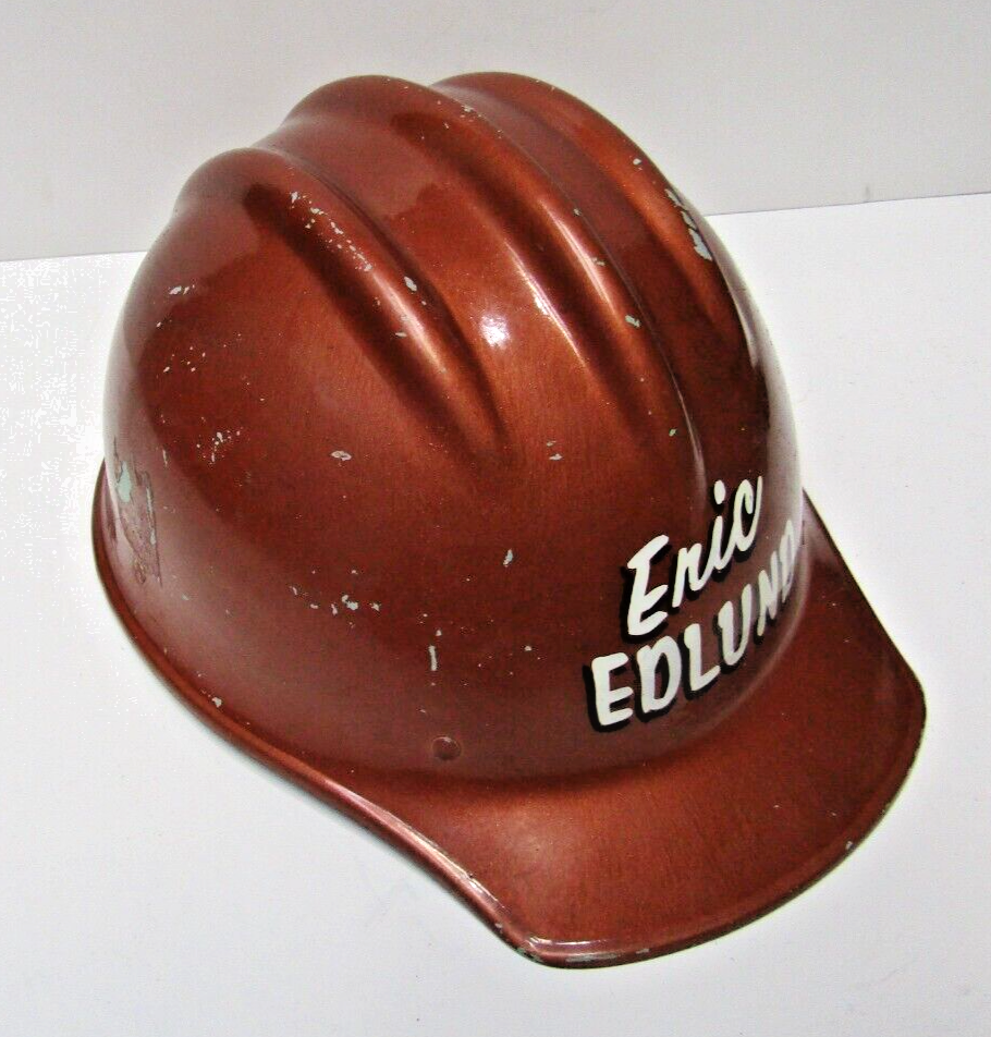 Vintage BULLARD 502 Fiberglass Hard Boiled HARD HAT IRONWORKER eBay