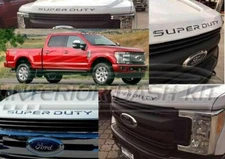 SUPER DUTY HOOD CHROME RAISED LETTERS INSERT FIT FORD F-350 F-250 2020 2021 2022