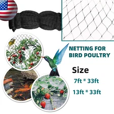 33FT Garden Plant Protection Netting Anti Bird Net Crops Plants Veg Fruits Mesh