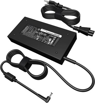 180W MSI Katana Charger Fit for GF66 GF76 Pulse GL66 GL76 Black 