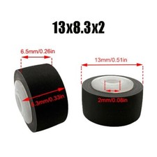 Pinch roller for most cassette decks boomboxes 13 x 8.3 x 2 mm Akai Sony Sharp