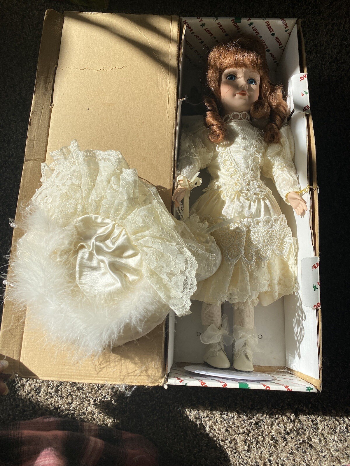 House of Lloyd Porcelain Collector 16" Doll "Christmas Around the World