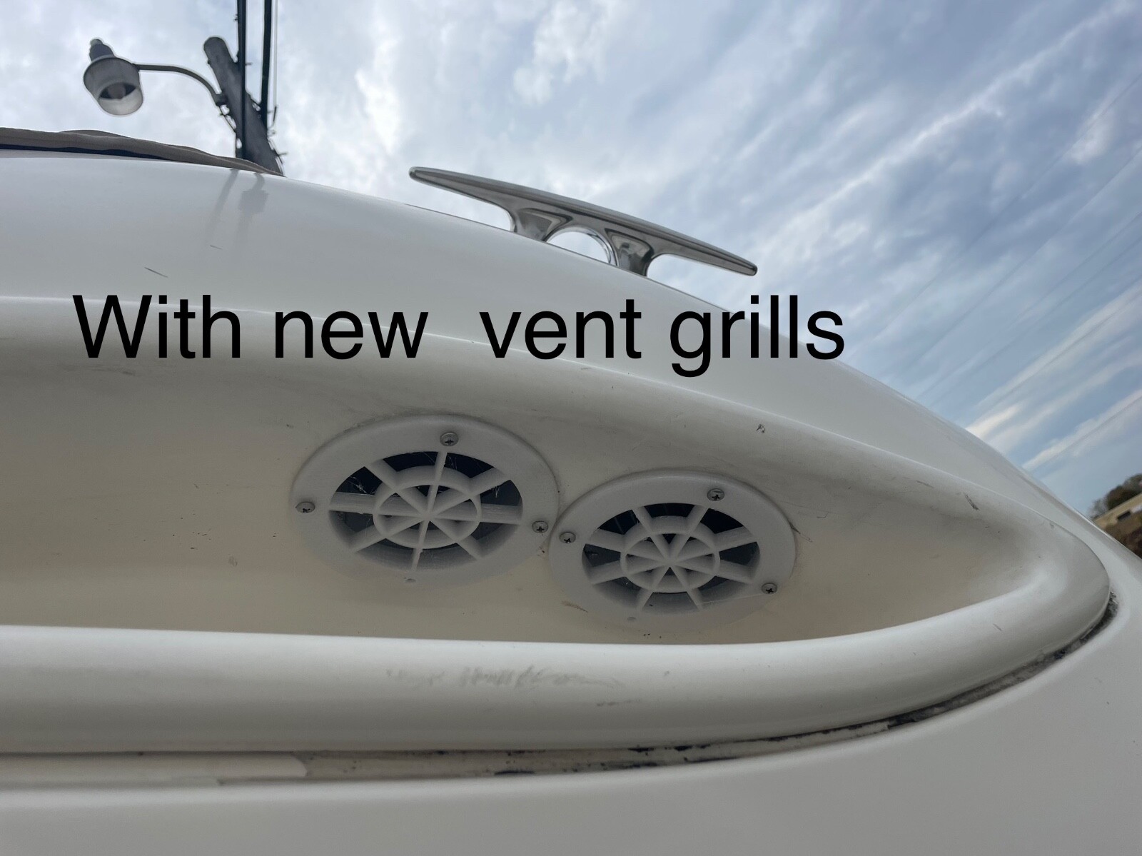 Sea Ray air intake and blower vent covers eBay