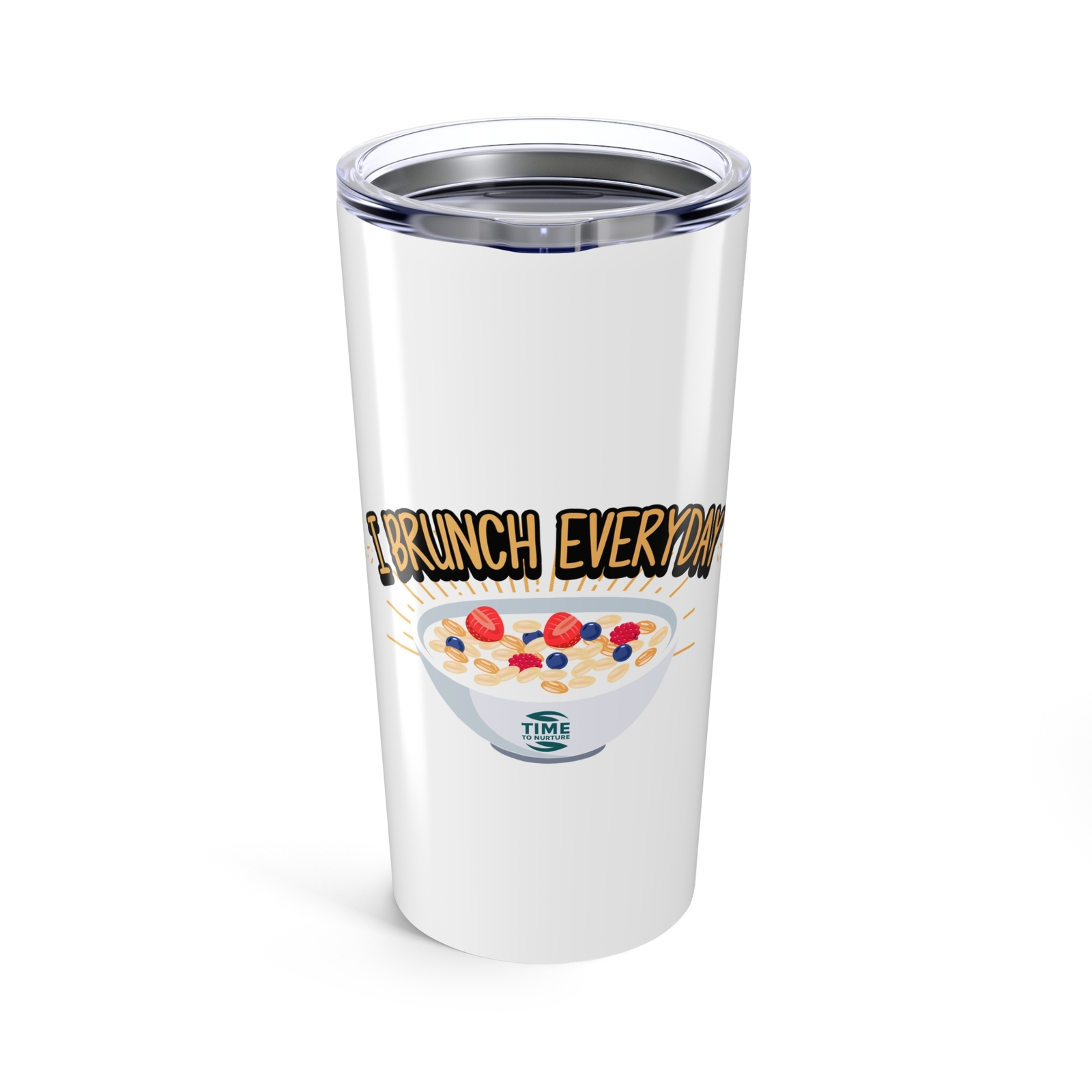 Funny Retirement Brunch Lovers 20oz Tumbler for Hot and Cold Drinks