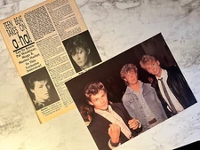 A-Ha Pinup & Clipping From 80’s Teen Magazine. 