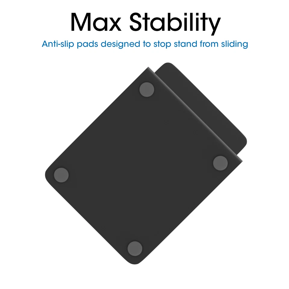 TechMatte Fast Wireless Charging Stand/Dock for Qi-Enabled Devices (Black) - Image 3 of 4