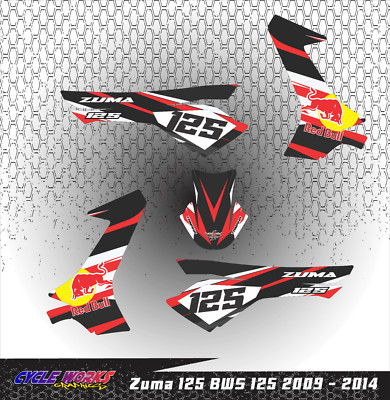Yamaha Zuma 125 BWS 125 YW125 Graphics Decals Stickers Kits For  2009-2014 Z3