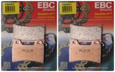 EBC Double-H Sintered Metal Brake Pads FA244HH (2 Packs - Enough for 2 Rotors) 