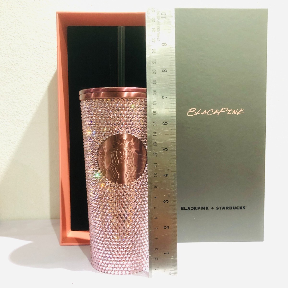 Starbucks + Blackpink Stainless Tumbler 16 oz. Bling Rhinestone