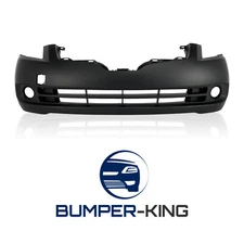 BUMPER-KING Primered Front Bumper Cover Fascia for 2007-2009 Nissan Altima Sedan