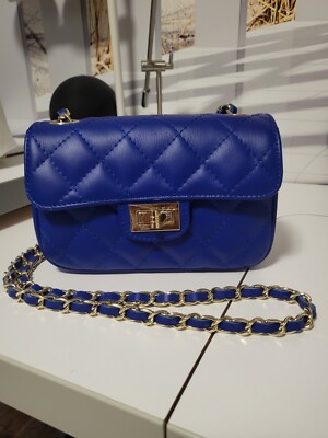 Handtasche Clutch In Königsblau 
