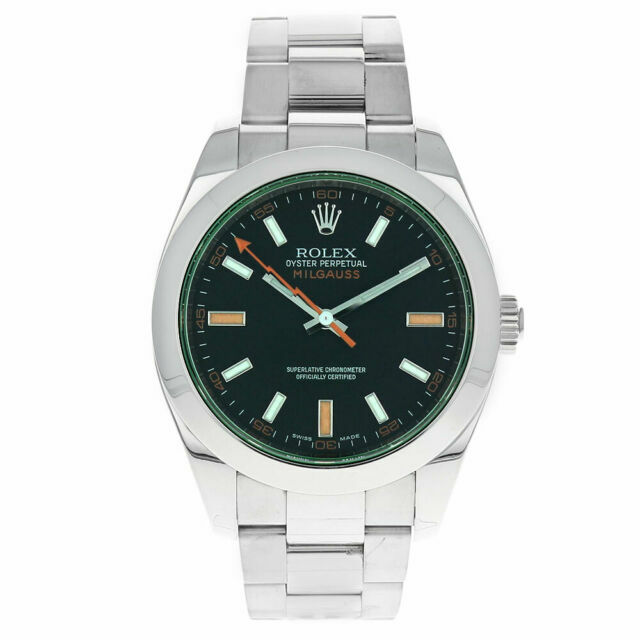 Rolex Milgauss Green Men's Watch 