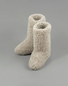 mens slipper boots size 9