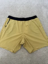 TEN THOUSAND Shorts The Interval Performance Running Yellow " Inseam 2XL