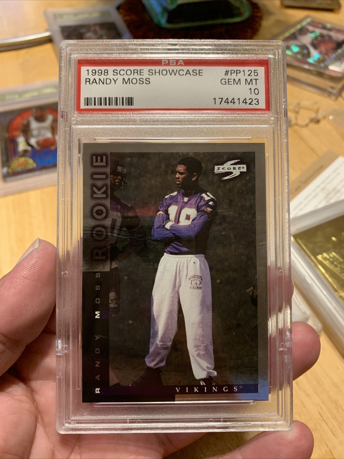 Randy Moss Score Showcase #PP125 Base