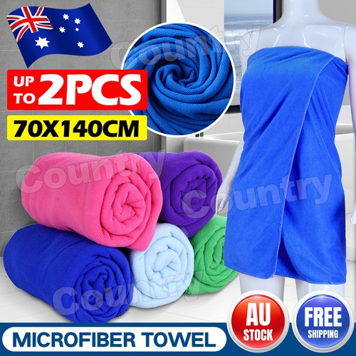 70x140cm Microfiber Bath Beach Towel Gym Sport Footy Travel Yoga Swimming Drying
