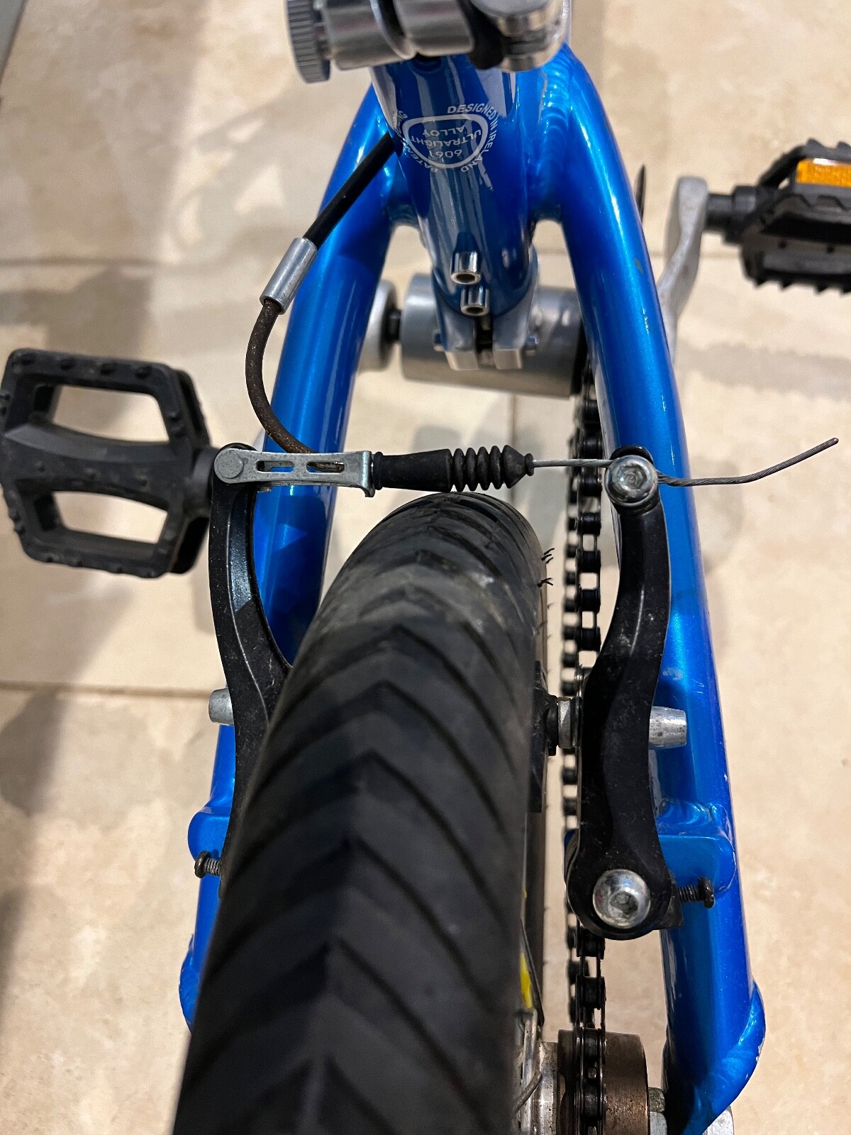 Little Big Bike, blue convertible balance bike + pedal kit, used