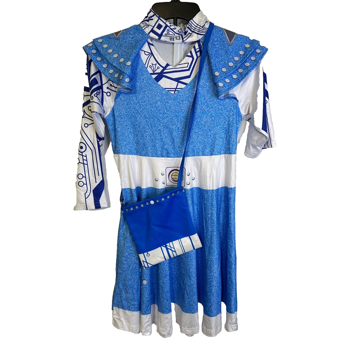 Zombies 3 Halloween Costume Girls Size 140 (12) Addison Alien Dress With Purse