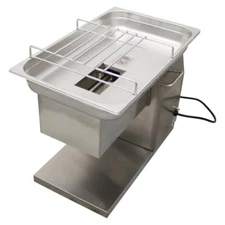 QH Commercial Stainless Steel Meat Slicer Body Meat Cutter Body No Blade 110V