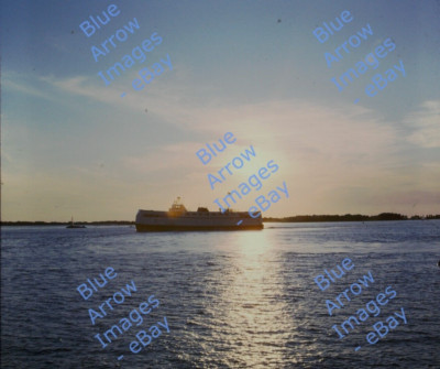 1966 35mm Slide Woods Hole Ferry Cape Cod Massachusetts #4616