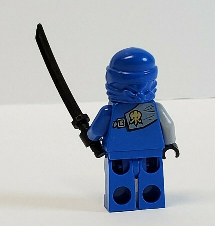 New LEGO Ninjago Jay ZX (no shoulder armor) w/ Black Katana Sword