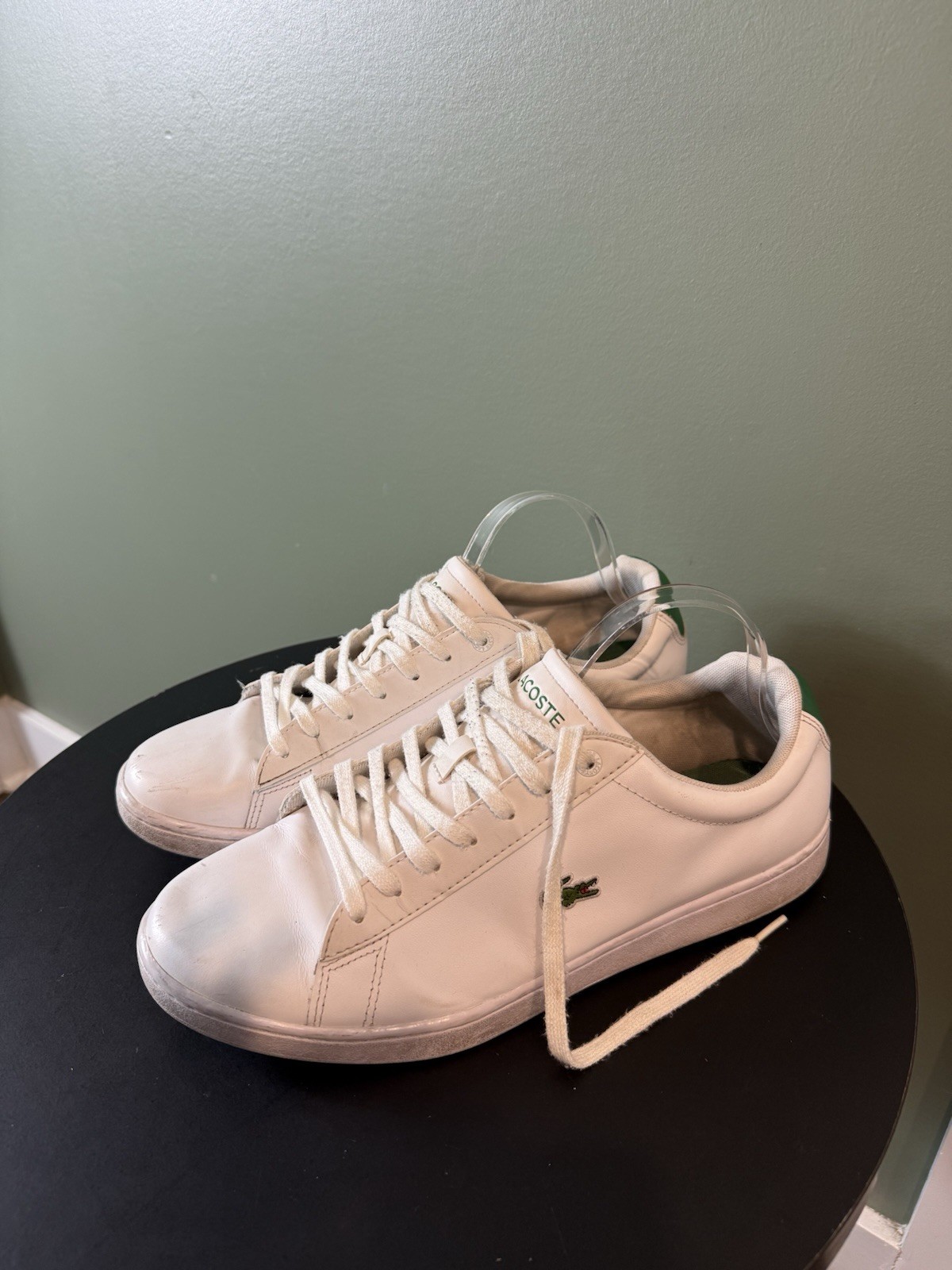 Lacoste Men's Hydez 119 1 P SMA Lifestyle Sneaker Shoes Size 11.5 White Leather