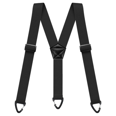 #ad Heavy Duty Elastic Suspenders for Men Trouser Pants Braces Strap Work Belt $7.79