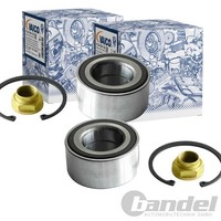 2X Vaico RADLAGER-SATZ Vorne Passend FüR Fiat Sedici | V24-0655