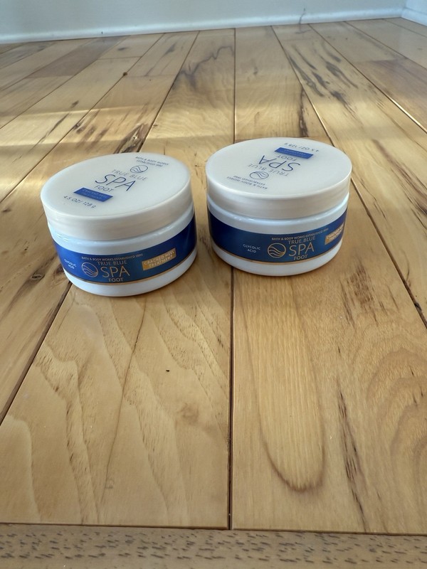 Bath & Body Works True Blue Spa Cracked Heel Treatment Cream 4.5 oz Set of 2