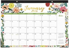 2026 Desk Calendar - Large Desk Calendar 2026, Jan 2026 - Dec 2026, 12 Months Ca