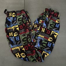 Harry Potter Men s Sz. L House Crest Sleep Lounge Pajama PJ Pants Very Good Cond