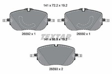 Bremsbeläge 2659201 TEXTAR für MERCEDES-BENZ C-KLASSE C-KLASSE T-MODEL CLE