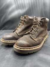 Dr. Martens 939 Made in England Brown 6-Eye Ben Boot UK 6 US 7 Crazy Horse