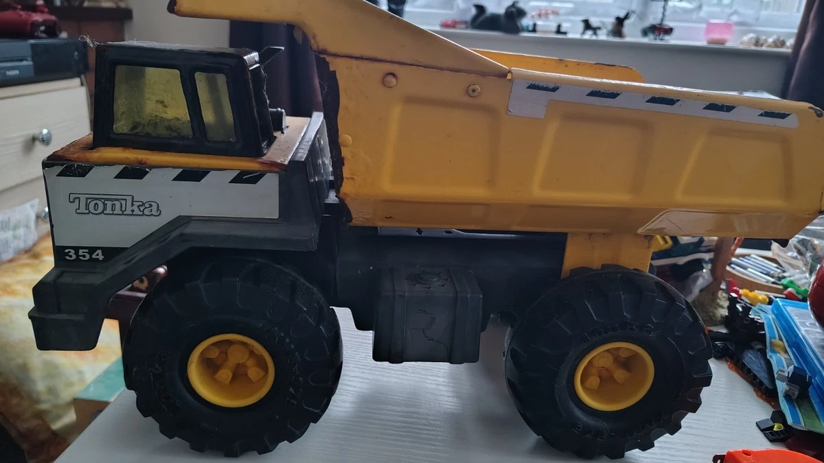 CAMION SANSON TONKA bottom dump tole - Sanson truck tonka sheet metal