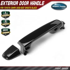 Front Passenger Right Exterior Door Handle for Toyota Camry 12-17 Smooth Black